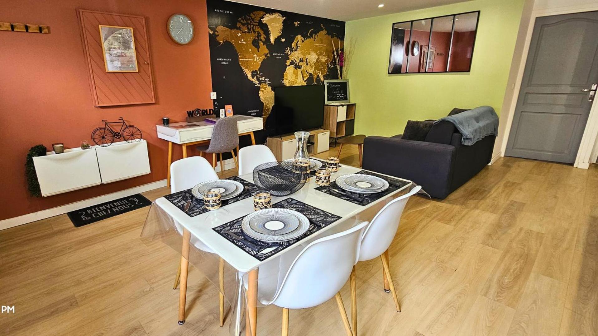 Le Concorde-wifi-clim-parking-3etoiles-ockeys Apartment Bram